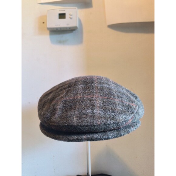 Mucros Weavers Killarney Ireland Wool Quilted Cap One Size Men's Plaid Hat - Picture 2 of 9